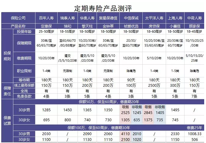 如何選擇定期壽險？